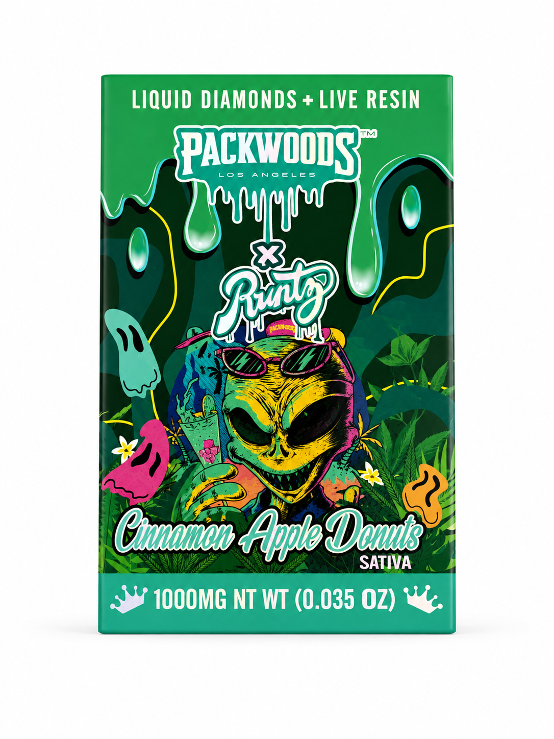 קינמון אפל דונאטס — Packwoods × Runtz